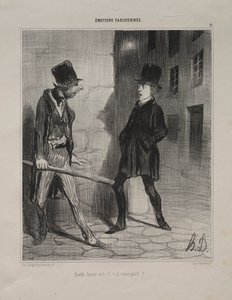 Saat kaç Lütfen? by Honoré Daumier