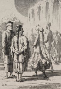 Gerçek Çinliler kimlerdir? by Honoré Daumier