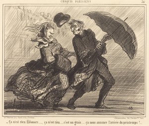 hiçbir şey Éléonore...hiçbir şey değil... by Honoré Daumier
