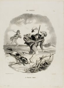 Avlanan avcı, La Chasse