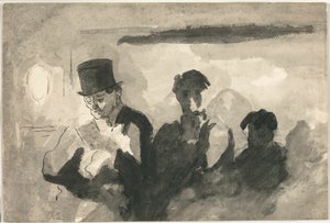 Üçüncü Sınıf Taşıma by Honoré Victorin Daumier