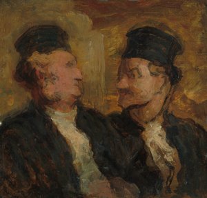İki Avukat by Honoré Victorin Daumier