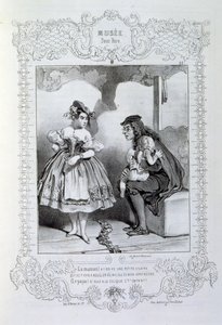 Fikirler ve efsaneler hakkında illüstrasyonlar Philipon, Les Cent ve Robert Macaire başlığı altında by Honoré Daumier