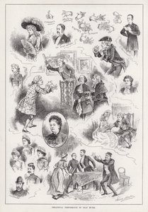 Sağır Dilsizlerin Tiyatro Gösterisi (gravür) by Horace Morehen