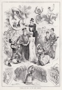 Gaiety Tiyatrosu'nda "Virginia ve Paul" (gravür) by Horace Morehen