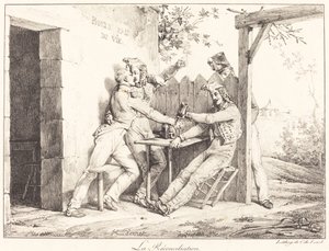uzlaşma by Emile Jean Horace Vernet