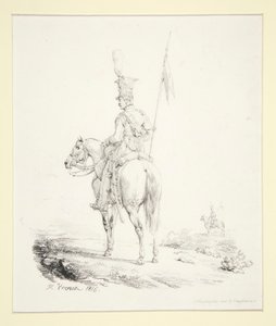 Öne Çıkan Mızraklı by Emile Jean Horace Vernet