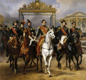 Louis Philippe ve oğulları, 10 Haziran 1837