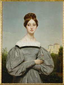 Louise Vernet, sanatçının kızı ... by Horace Vernet