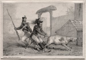 Çapulcular, Hızlı Tutun. by Emile Jean Horace Vernet