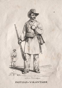 Gönüllü Partizan, 1822. by Emile Jean Horace Vernet