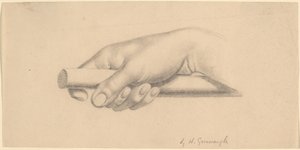 Kısa Çubuk Tutarak Sağ El by Horatio Greenough