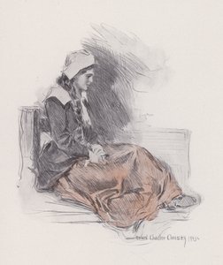 Henry Wadsworth Longfellow'un yazdığı Evangeline, A Tale of Arcadie için İllüstrasyon (taş taş)