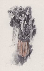 Henry Wadsworth Longfellow'un yazdığı Evangeline, A Tale of Arcadie için İllüstrasyon (taş taş)