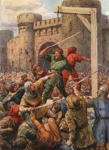 "Arka Sırta Cesur İki Durdu" (renkli taş) by Howard Davie