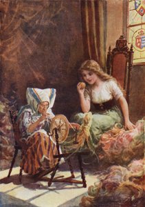 "Hiçbir Şey İçin Küçük İyi" den "En yumuşak ipekten binlerce çile" (renkli lito) by Howard Davie