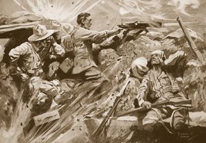 Er Cooke, silah ekibinin her üyesi öldürüldükten veya yaralandıktan sonra makineli tüfeğini ateşlemeye devam ediyor.