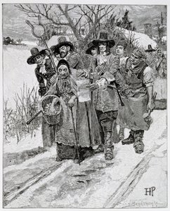 Bir Cadı Tutuklamak, J. Bernstrom tarafından kazınmış, Thomas Wentworth Higginson