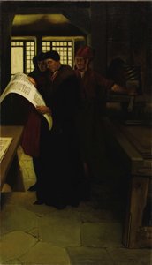 Gutenberg, Basında, 1902. by Howard Pyle