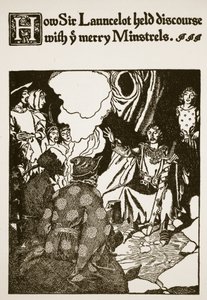 Sir Launcelot, Siz Neşeli Ozanlarla nasıl sohbet etti, 