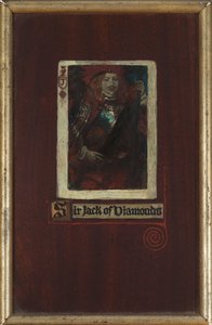Sir Elmas Jack (panelde yağ) by Howard Pyle