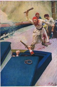 Gerçek dövüş, Harper & Bros tarafından 1921 yılında yayınlanan Howard Pyles Book of Pirates