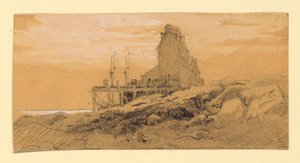 Kıyıdaki fabrika. by Howard Russell Butler
