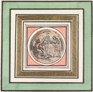Madalya Tasarımı: Frederick ve Augusta, Galler Prensi ve Prensesi