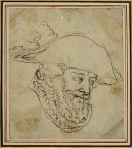 Bir Adamın Başı by Hubert Francois Gravelot