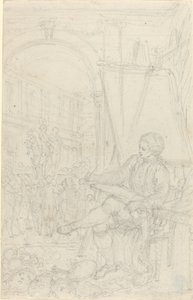 Otoportre by Hubert Francois Gravelot