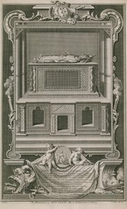 Kral Henry III anıtı by Hubert Francois Gravelot