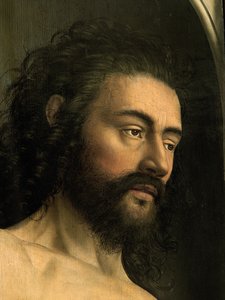 Ghent Altarpiece'in sol kanadından Adam'ın detayı by Hubert & Jan van (1390 1441) Eyck