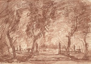 Parktaki Çeşme, c.1765 by Hubert Robert