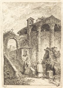 Antik Tapınak by Hubert Robert