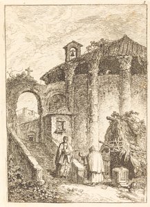 Antik Tapınak by Hubert Robert