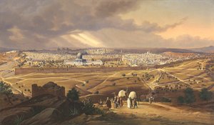 Kudüs manzarası, 1847