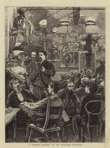 Gezici Ozanlardan Sigara İçme Konseri by Hubert von Herkomer