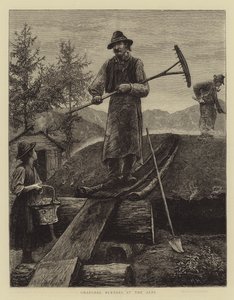 ಆಲ್ಪ್ಸ್ ಟರ್ಕ್‌ನಲ್ಲಿರುವ ಚಾರ್ಕೋಲ್ ಬರ್ನರ್‌ಗಳು by Hubert von Herkomer
