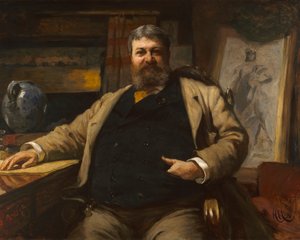 H. H. Richardson, 1886. by Hubert von Herkomer