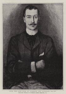 HR H Clarence ve Avondale Geç Dükü, KG, KP by Hubert von Herkomer