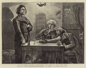 Doksan Üç, Danton, Robespierre ve Marat Şarap Dükkanında