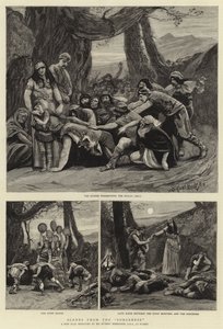 Büyücüden sahneler by Hubert von Herkomer