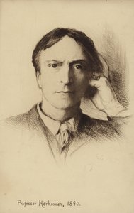 İngiliz sanatçı Hubert Herkomer