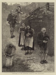 Bavyera Alplerinde Eskizler, II, Der Bittgang