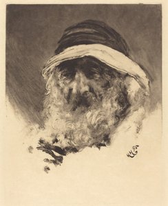 Bir Arap Başkanın Çalışması by Hubert von Herkomer