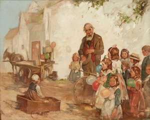 Gundy Man (tuval üzerine yağlı boya) by Hugh Munro