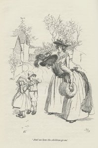Ve çocukların nasıl devam ettiğini görün, 1896 by Hugh Thomson