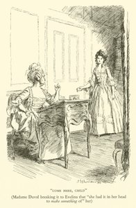 Gel buraya, Çocuk, Madam Duval, Evelina
