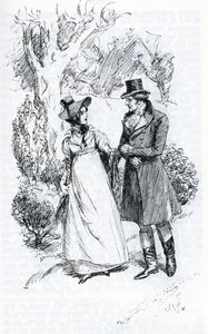 "Emma ve Bay Knightley" (illüstrasyon) by Hugh Thomson