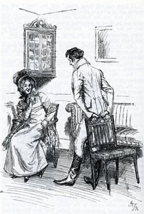 "Emma ve Bay Knightley" (illüstrasyon) by Hugh Thomson